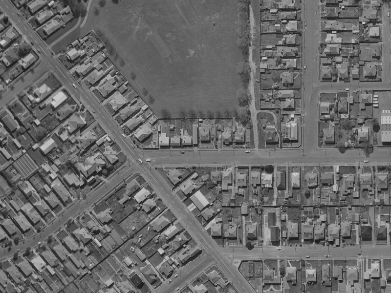 13A Devon Street from the air, 1970-1974