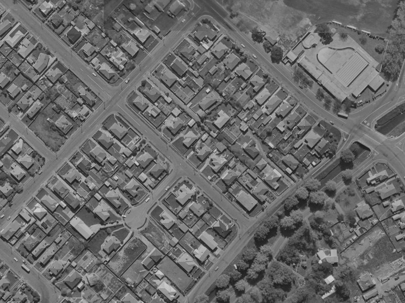 75 Hume Street from the air, 1970-1974