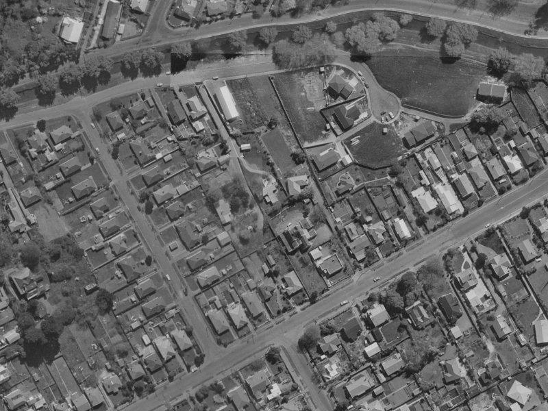 119A Saint Martins Road from the air, 1970-1974