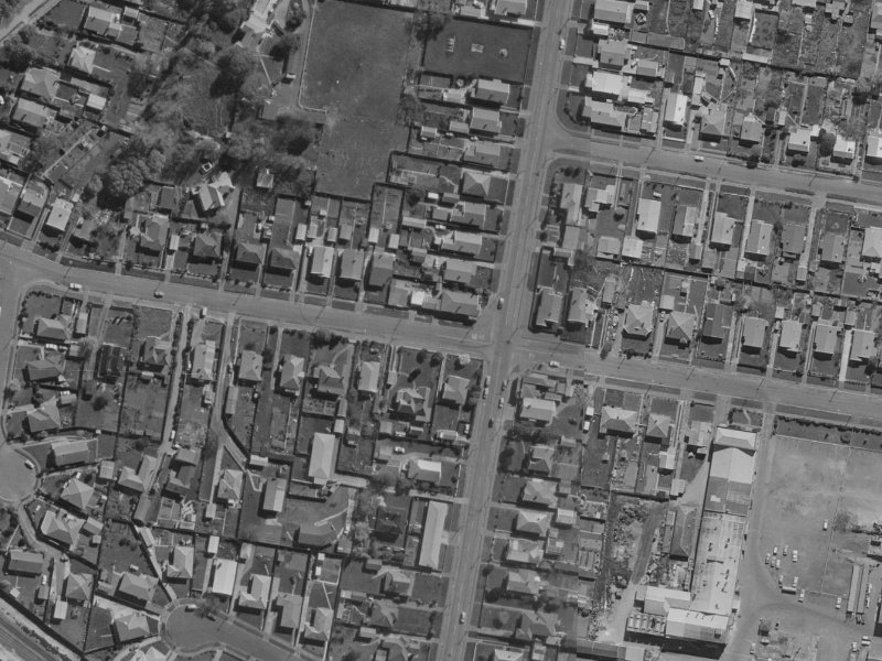 102 Radley Street from the air, 1970-1974