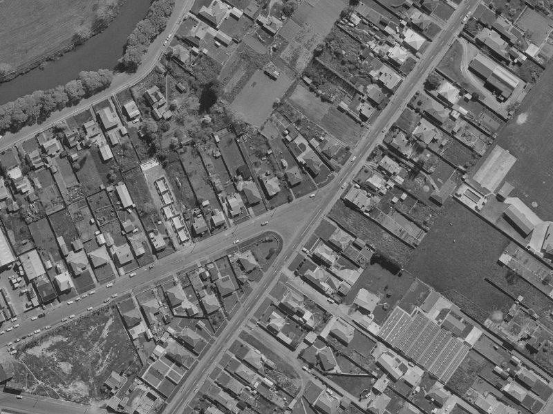 6 Lane Street from the air, 1970-1974