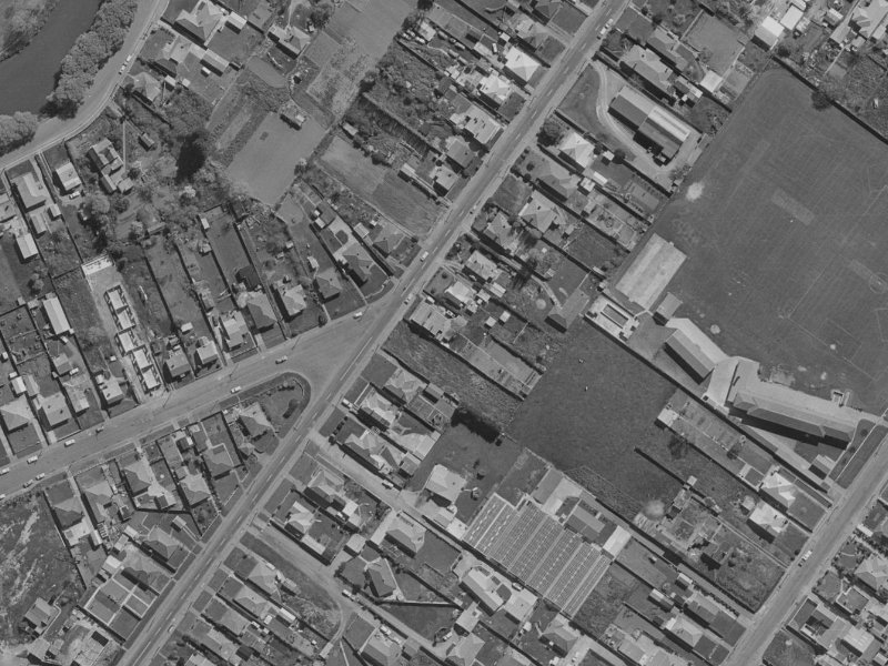 37 Rutherford Street from the air, 1970-1974
