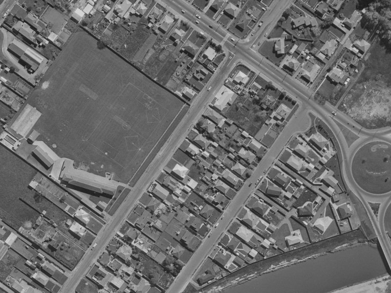 11 Gould Crescent from the air, 1970-1974