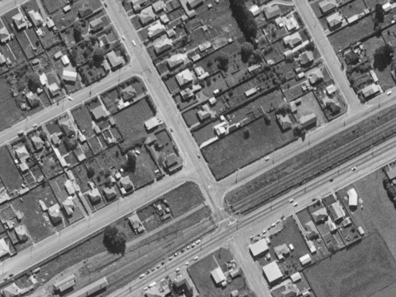 6 Kirk Road from the air, 1970-1974
