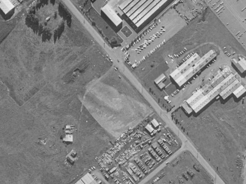 1 Edmonton Road from the air, 1970-1974