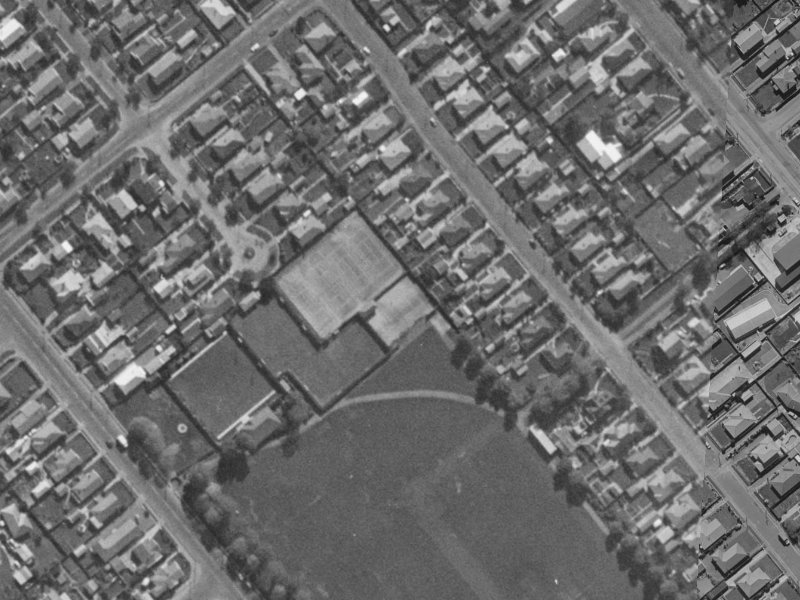 39A Sugden Street from the air, 1970-1974