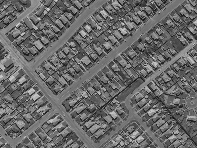 14 Rosebery Street from the air, 1970-1974