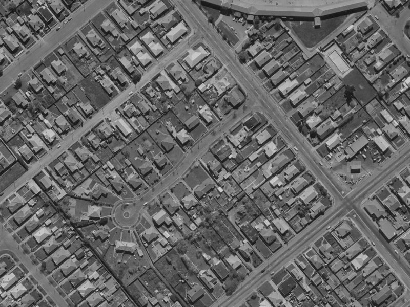 18 Dobson Street from the air, 1970-1974