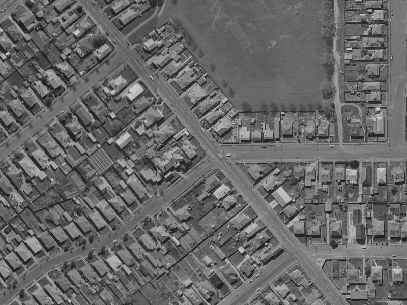 71 Strickland Street from the air, 1970-1974