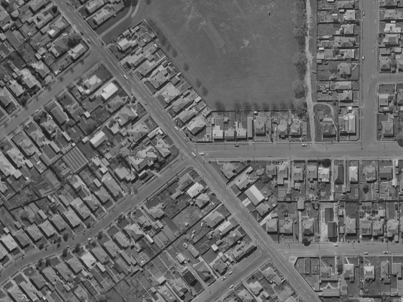 94 Strickland Street from the air, 1970-1974