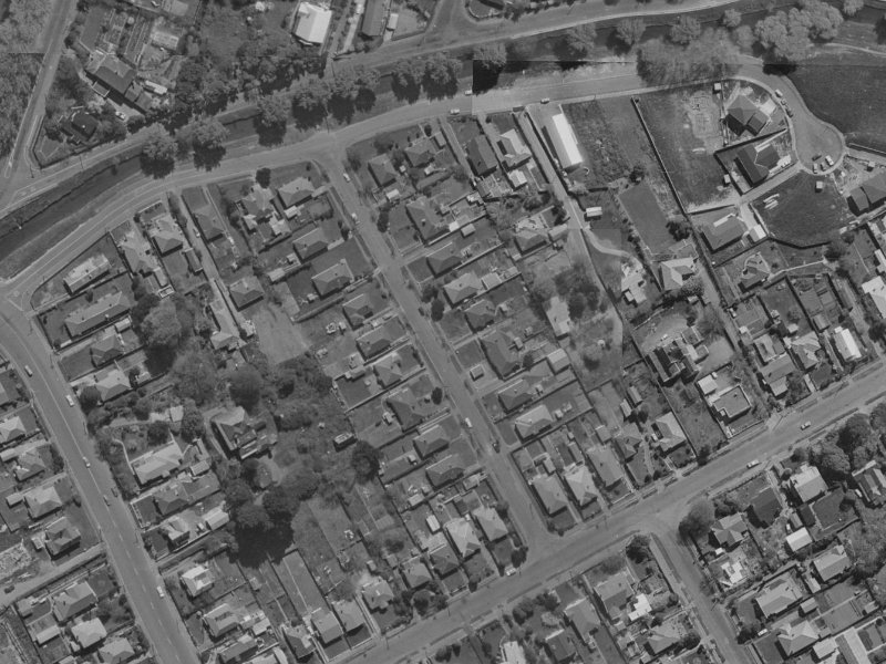 14 Wilding Street from the air, 1970-1974
