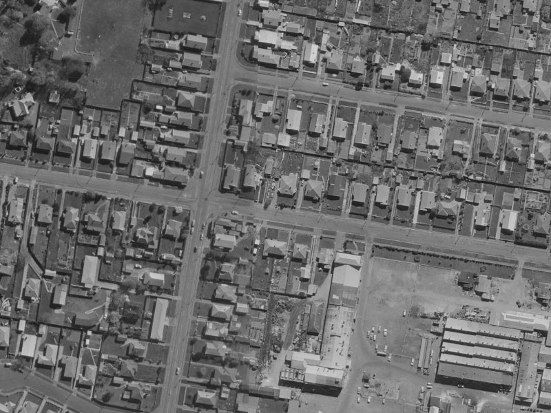 71 Marshall Street from the air, 1970-1974