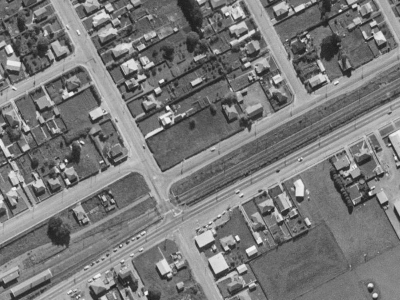 634A Waterloo Road from the air, 1970-1974
