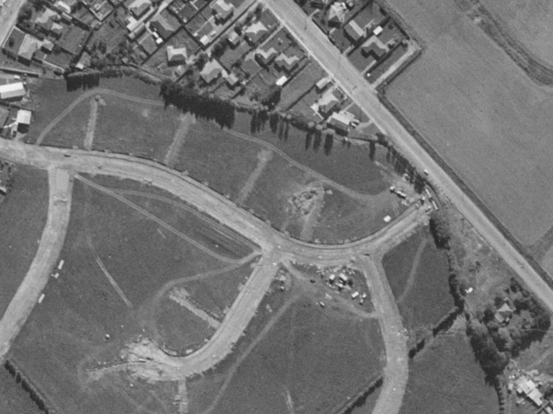 Gibson Drive from the air, 1970-1974