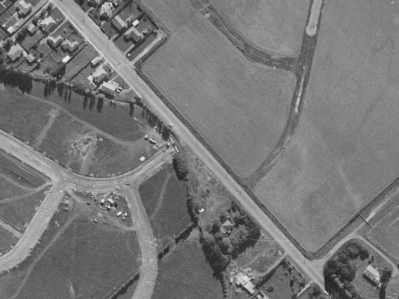 39 Awatea Road from the air, 1970-1974