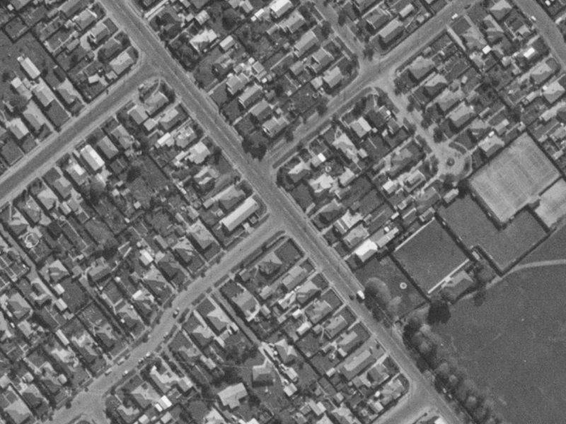 334 Barrington Street from the air, 1970-1974