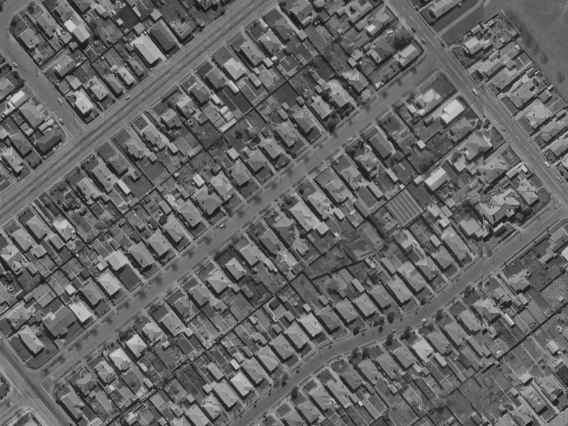114 Roker Street from the air, 1970-1974