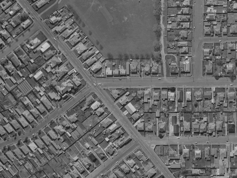 2 Devon Street from the air, 1970-1974
