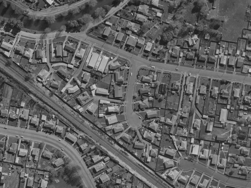 Haig Place from the air, 1970-1974