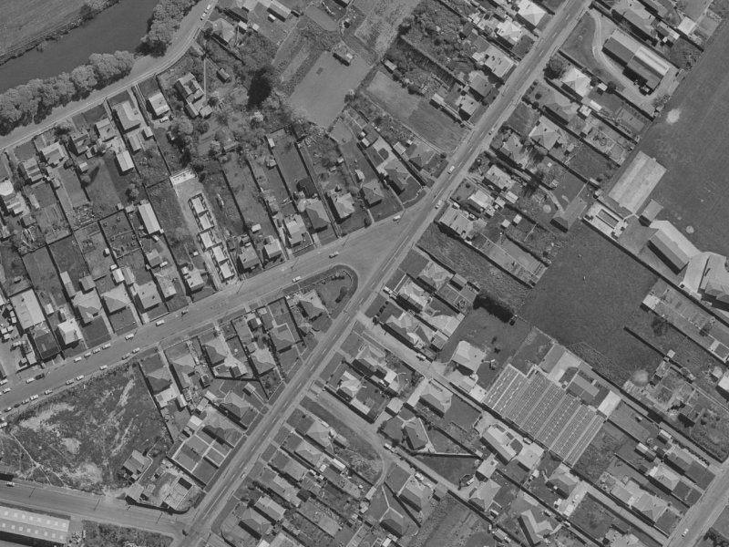 41 Rutherford Street from the air, 1970-1974