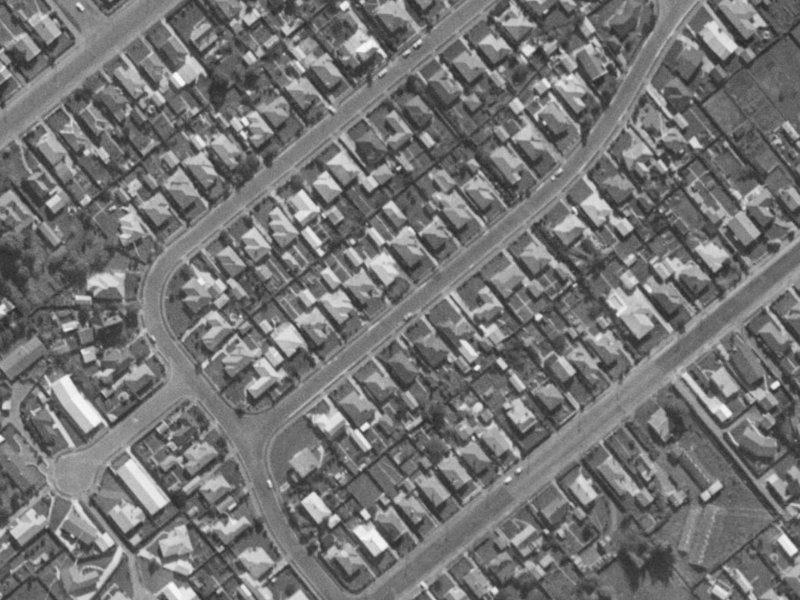 11 Bewdley Street from the air, 1970-1974