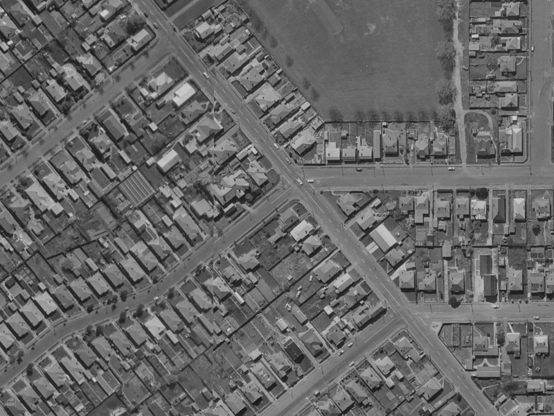 61 Strickland Street from the air, 1970-1974