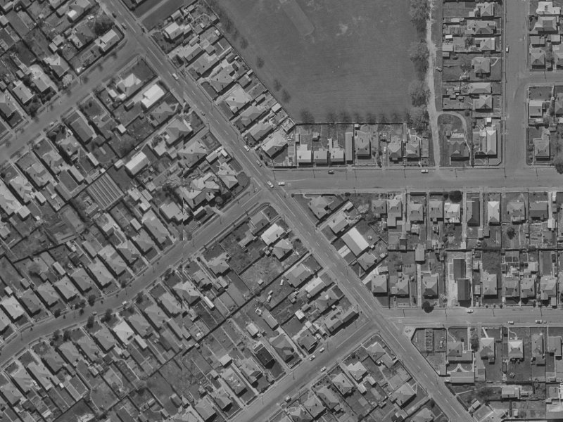 59 Strickland Street from the air, 1970-1974