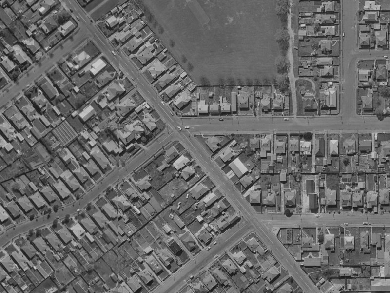 59 Strickland Street from the air, 1970-1974