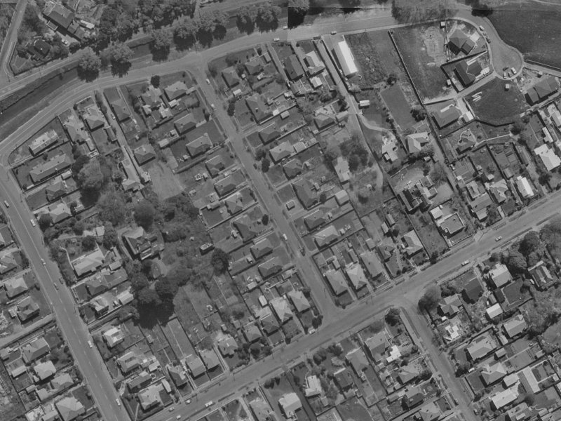 9 Wilding Street from the air, 1970-1974