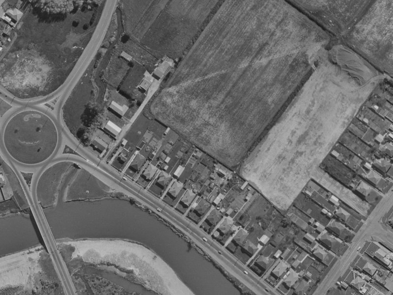 869A Ferry Road from the air, 1970-1974