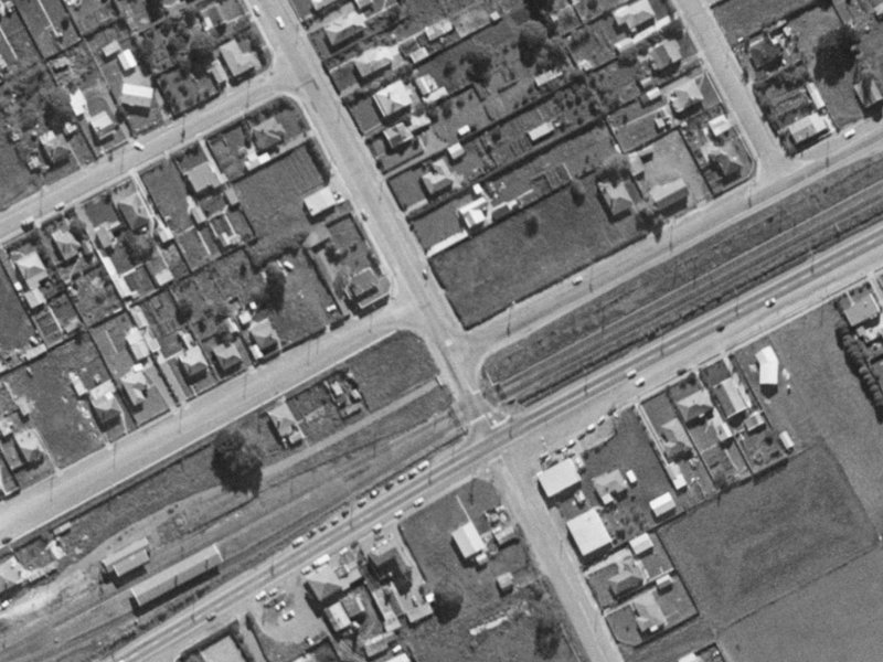 2 Kirk Road from the air, 1970-1974