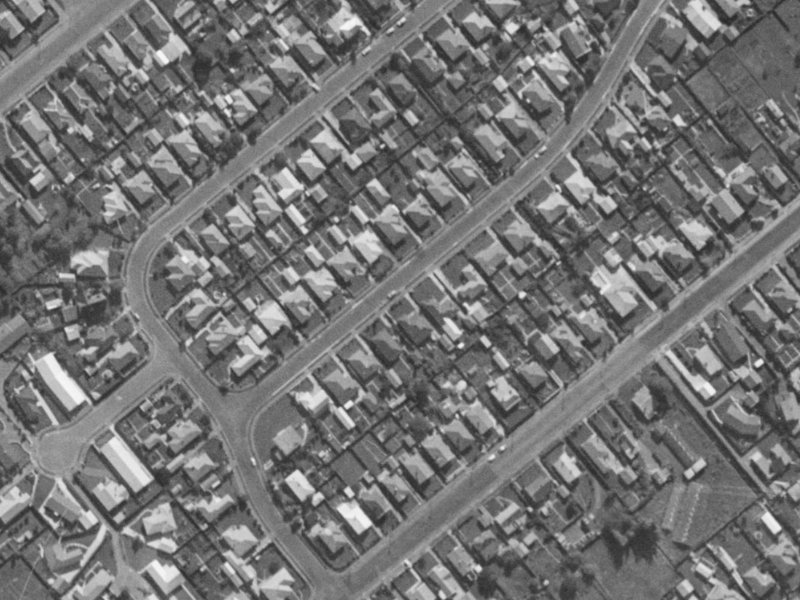 12 Bewdley Street from the air, 1970-1974