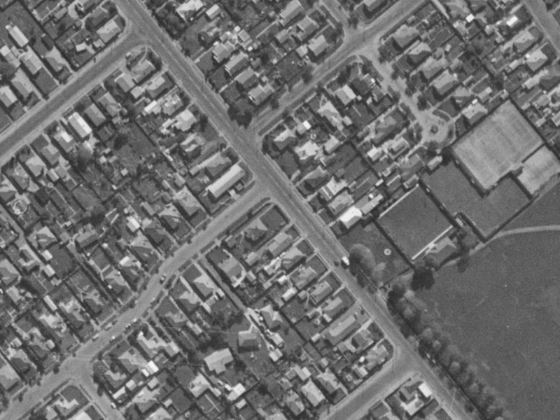 92 Rahera Street from the air, 1970-1974
