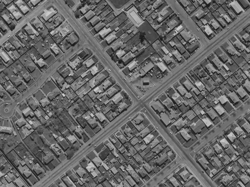 179 Selwyn Street from the air, 1970-1974