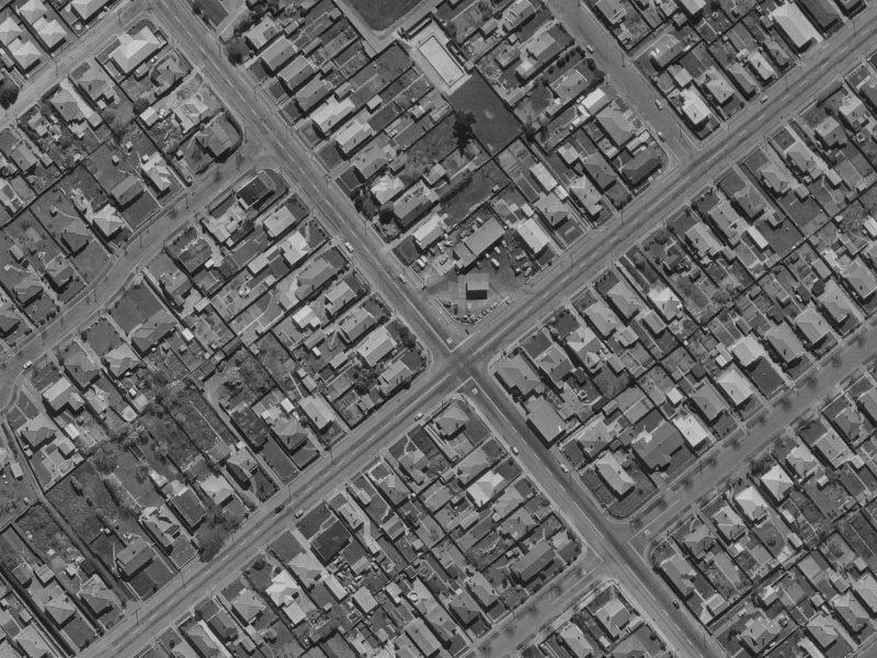 172 Selwyn Street from the air, 1970-1974