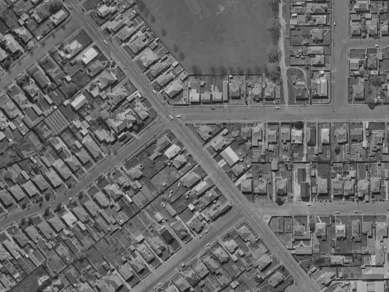57 Strickland Street from the air, 1970-1974