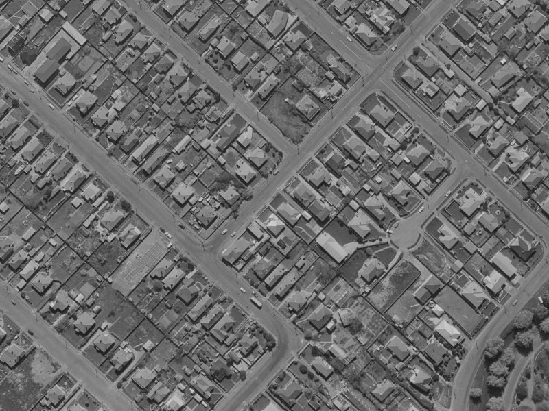 10 Rogers Street from the air, 1970-1974
