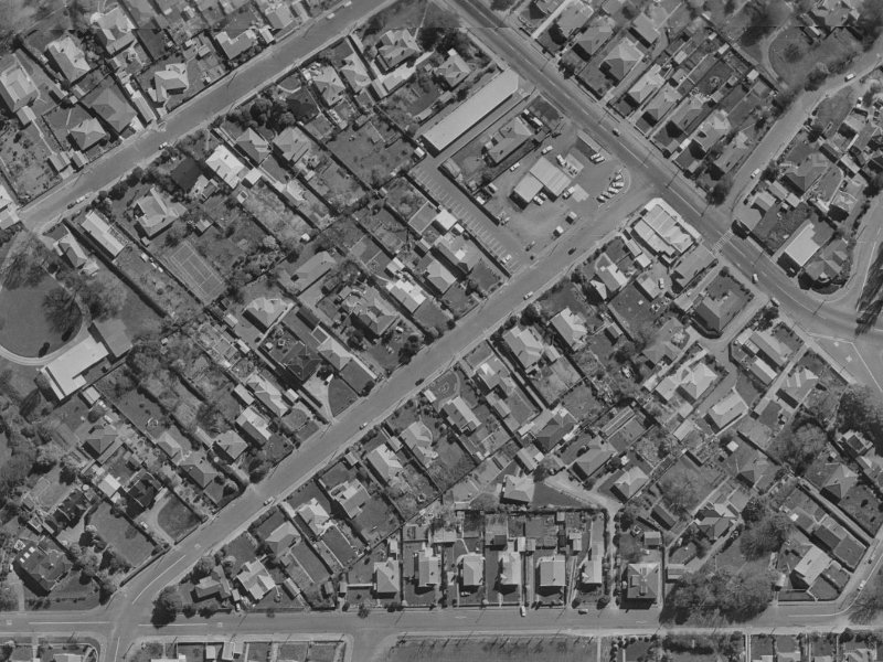 125 Hawford Road from the air, 1970-1974