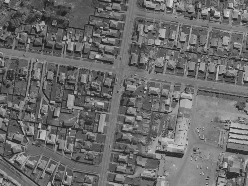 109 Radley Street from the air, 1970-1974