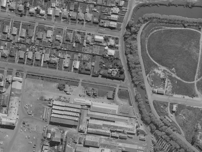 111 Marshall Street from the air, 1970-1974