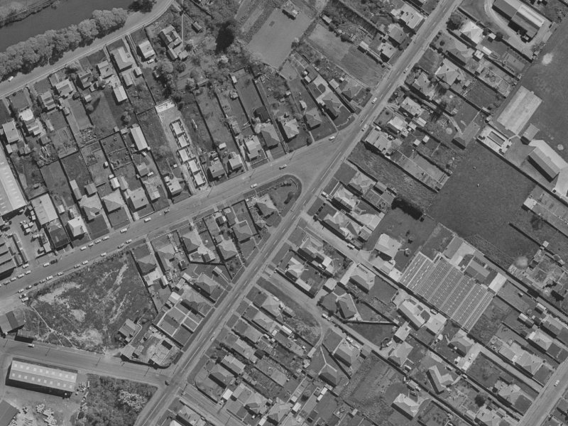 44 Rutherford Street from the air, 1970-1974