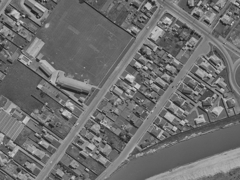 21 Gould Crescent from the air, 1970-1974