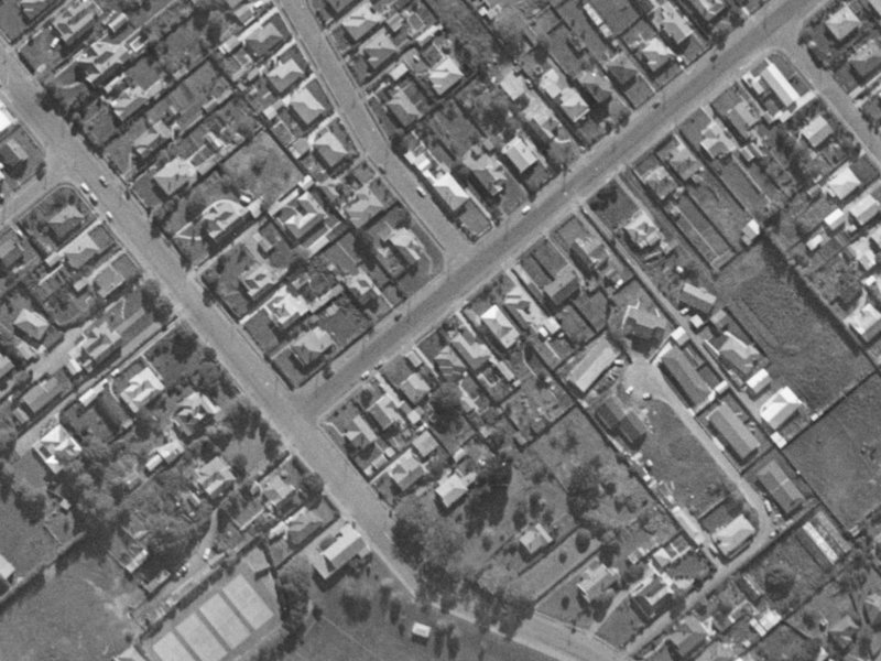 14 Edinburgh Street from the air, 1970-1974