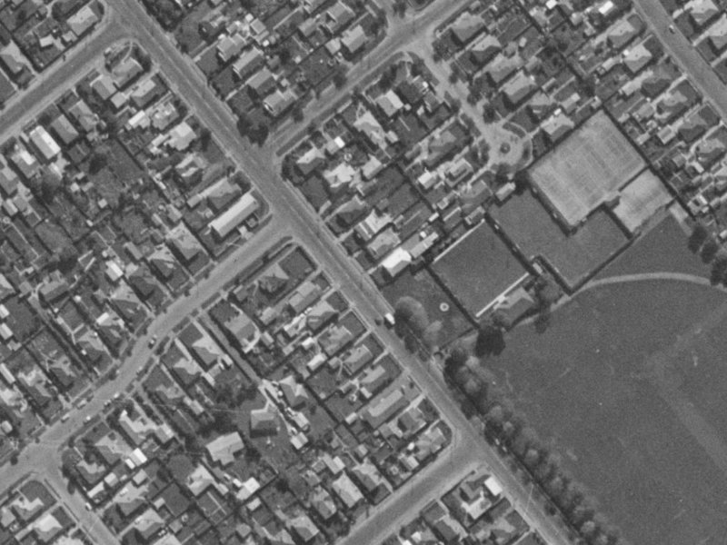 328 Barrington Street from the air, 1970-1974