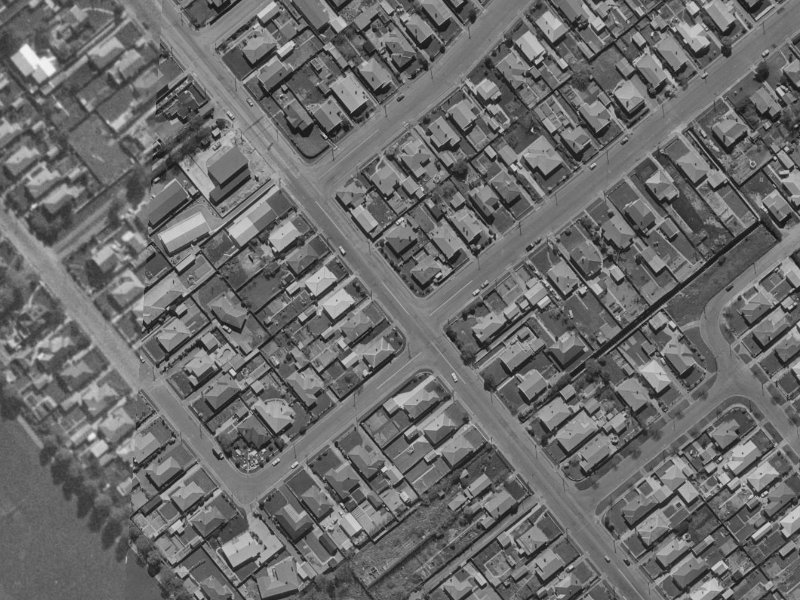 55 Simeon Street from the air, 1970-1974