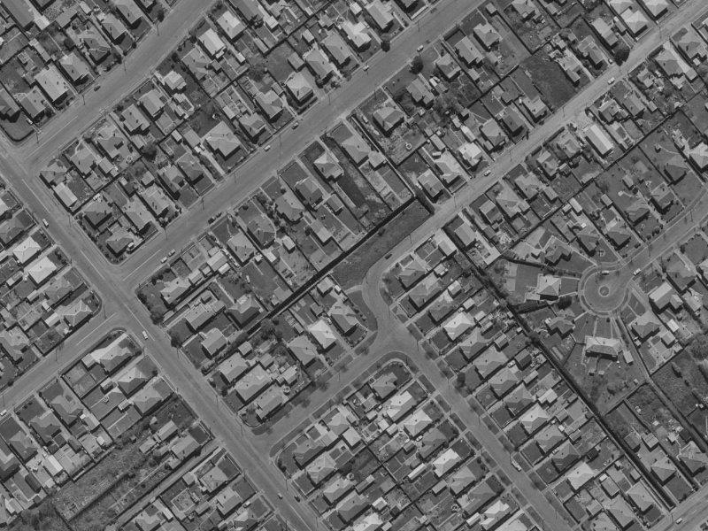 12B Rosebery Street from the air, 1970-1974