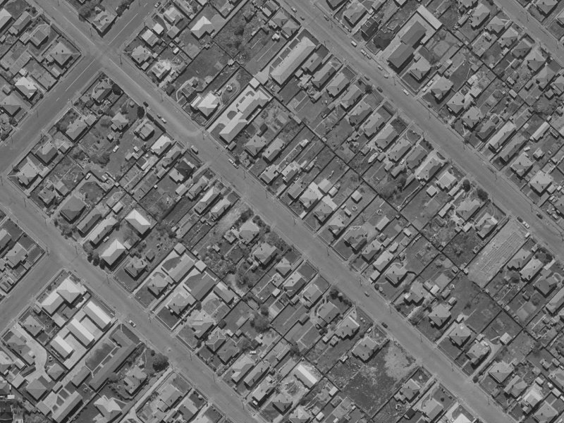 122A King Street from the air, 1970-1974