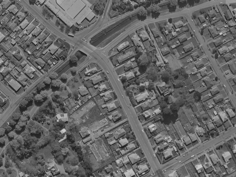 185 Wilsons Road from the air, 1970-1974