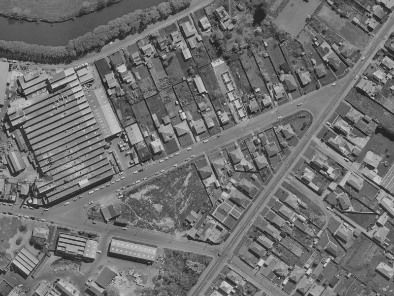 21 Lane Street from the air, 1970-1974