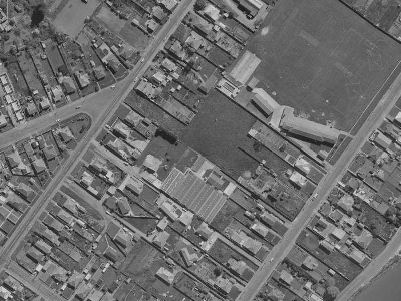 28 Bamford Street from the air, 1970-1974